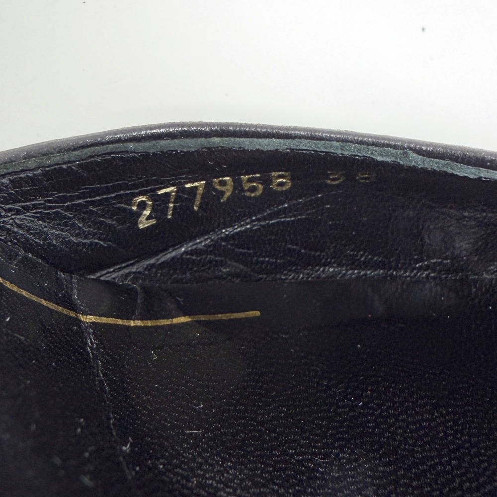 Gucci Green Python Platform Heels 38 Runway Frida… - image 8